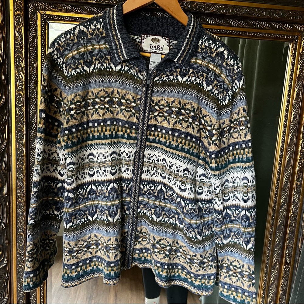 Tiara International Knit Cardigan